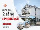 10+ Mẫu Thiết Kế Nhà Biệt Thự 2 Tầng 3 Phòng Ngủ Cực Đẹp