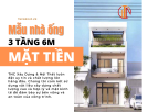 Top mẫu nhà ống đẹp 3 tầng 6m mặt tiền đẹp nhất