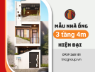 Top 10 mẫu nhà ống đẹp 3 tầng 4m 