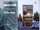 Mẫu nhà phố đẹp 3 tầng 5x20 siêu đẹp