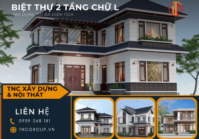 TOP 15+ Mẫu Biệt Thự 2 Tầng Chữ L Được Chọn Nhiều Nhất