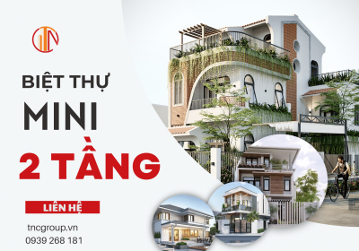 18+ Mẫu Biệt Thự Mini 2 Tầng Đẹp Hiện Đại Nhất 2023