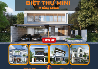 BST 20+ Biệt Thự Mini 2 Tầng 60m2 Vừa Đẹp Vừa Rẻ