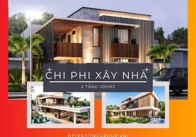 Giải Đáp Chi Phí Xây Nhà 2 Tầng 200m2 Hết Bao Nhiêu Tiền