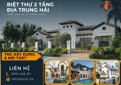 Mẫu Biệt Thự 2 Tầng Phong Cách Địa Trung Hải