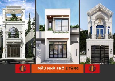 Mẫu Nhà Phố 2 Tầng Đẹp Nhất 2023