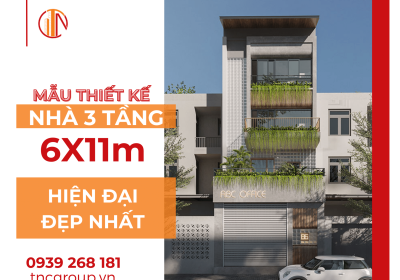 Top 10+ Mẫu Thiết Kế Nhà 3 Tầng 6x11m Đẹp Hiện Đại