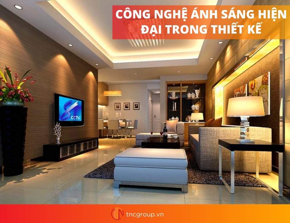 Ánh sáng trong thiết kế hiện đại