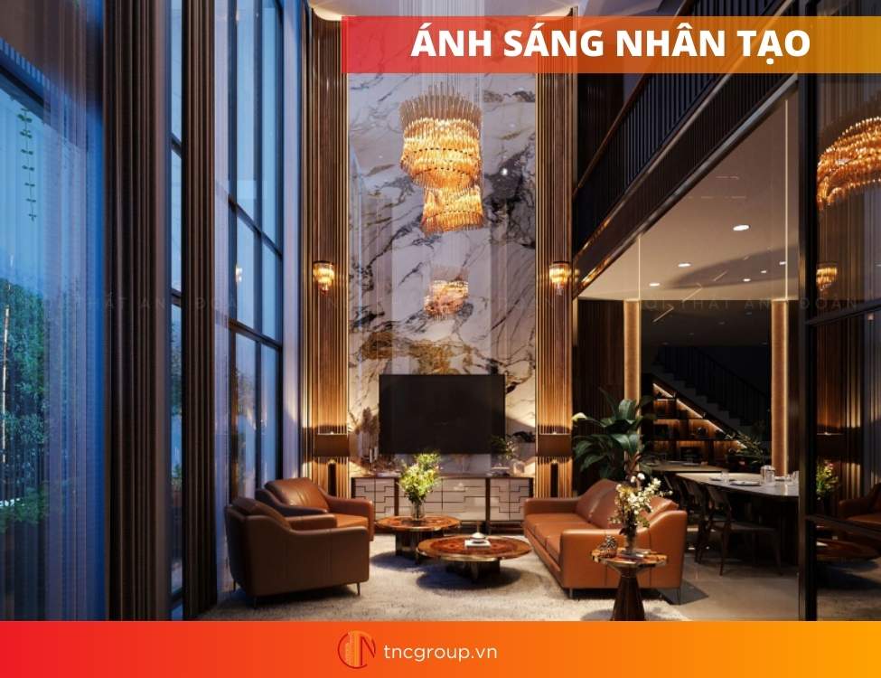 Ánh sáng trong thiết kế hiện đại