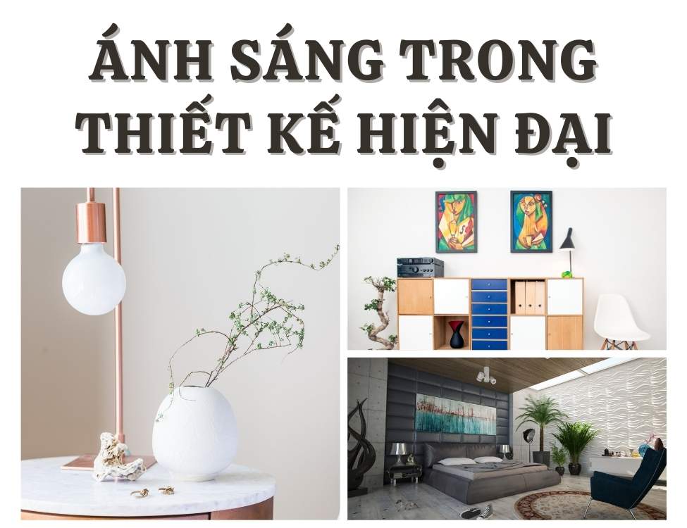 Ánh sáng trong thiết kế hiện đại