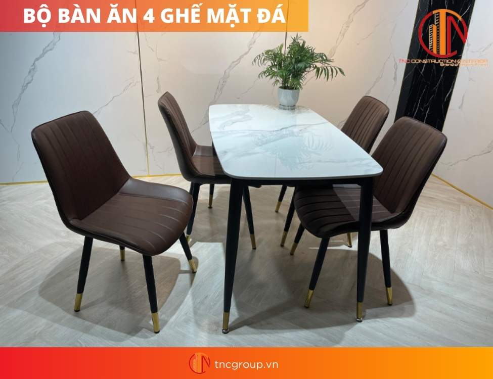 bàn ăn 4 ghế hiện đại