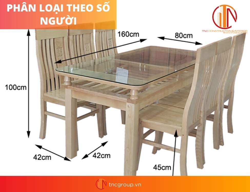 Bàn ghế ăn thiết kế theo phong cách hiện đại