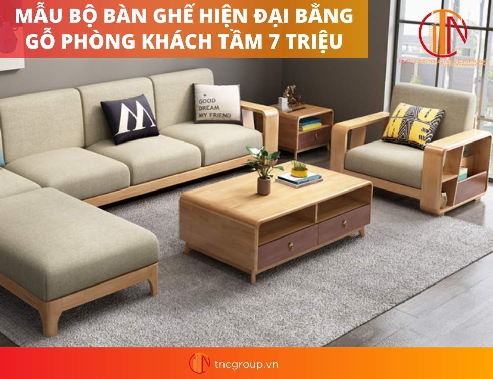 bàn ghế hiện đại bằng gỗ