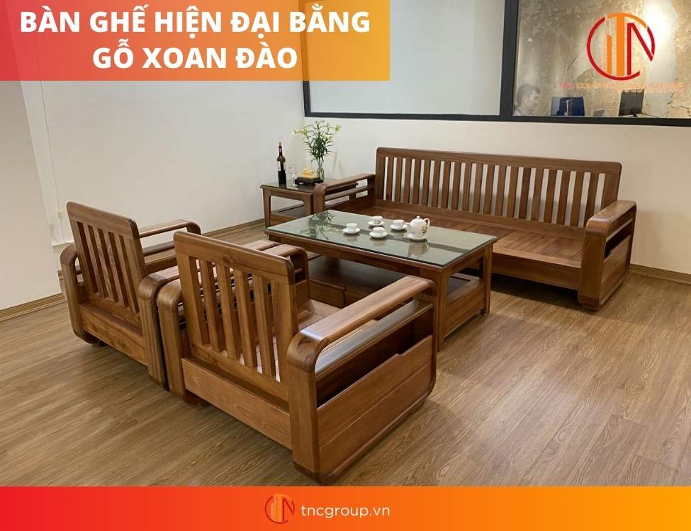 ​ bàn ghế hiện đại bằng gỗ 