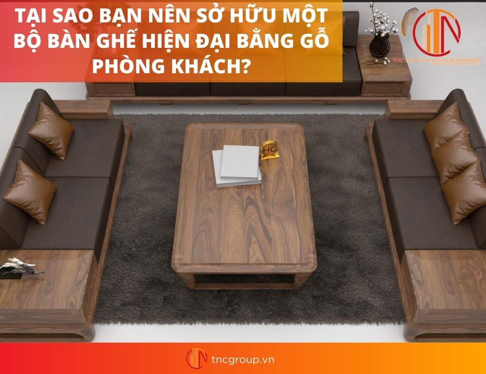 bàn ghế hiện đại bằng gỗ