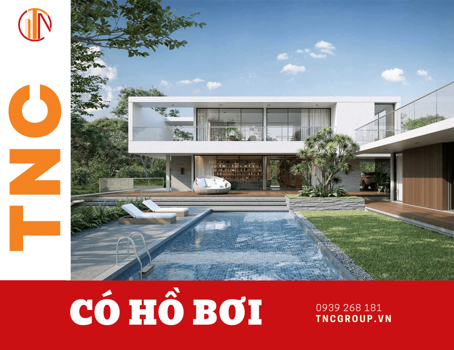 biệt thự mini 2 tầng 100m2 hồ bơi