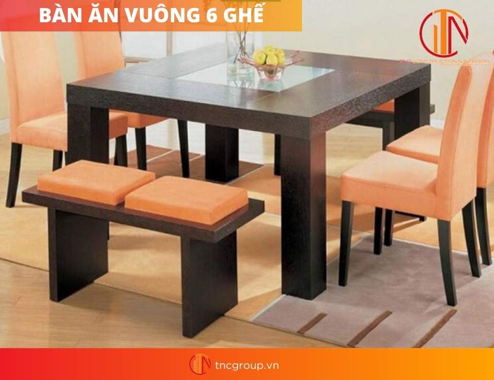 ​ bộ bàn ăn 6 ghế hiện đại