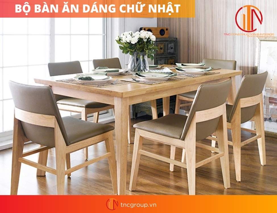 ​ bộ bàn ăn 6 ghế hiện đại