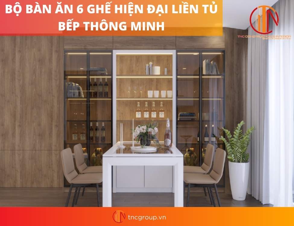 ​ bộ bàn ăn 6 ghế hiện đại