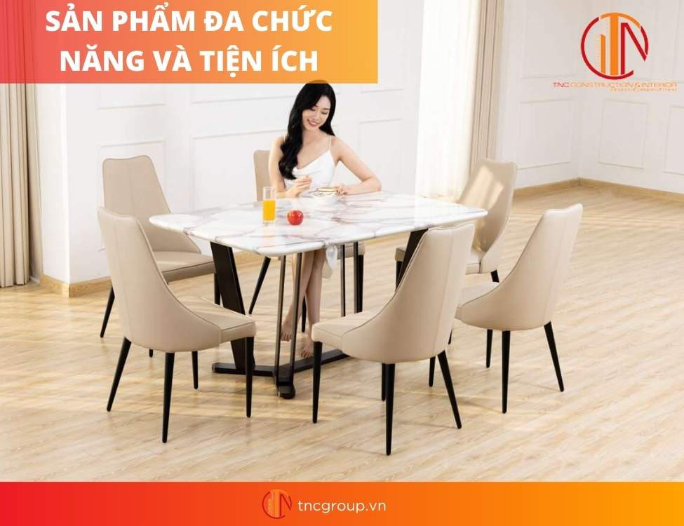  bộ bàn ăn 6 ghế hiện đại