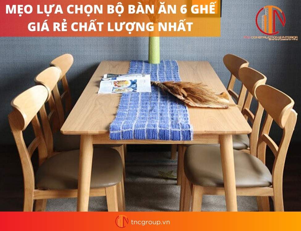  bộ bàn ăn 6 ghế hiện đại