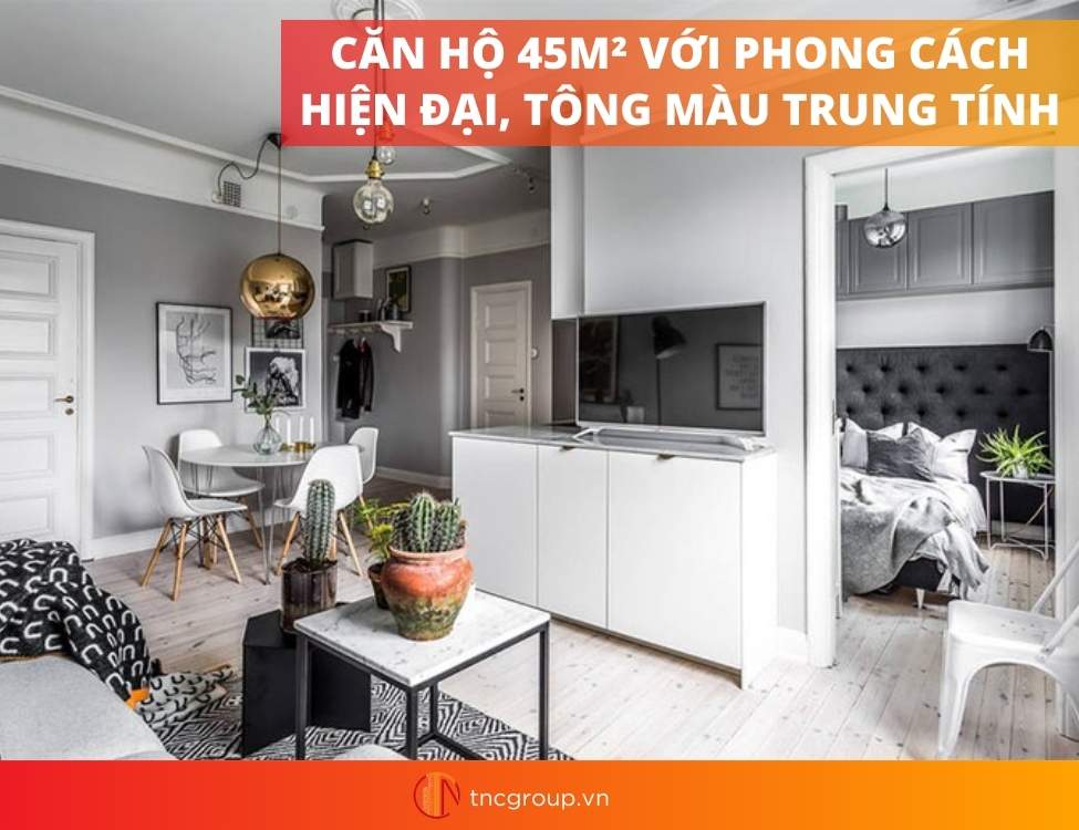 Cách bố trí nội thất theo phong cách hiện đại cho căn hộ nhỏ