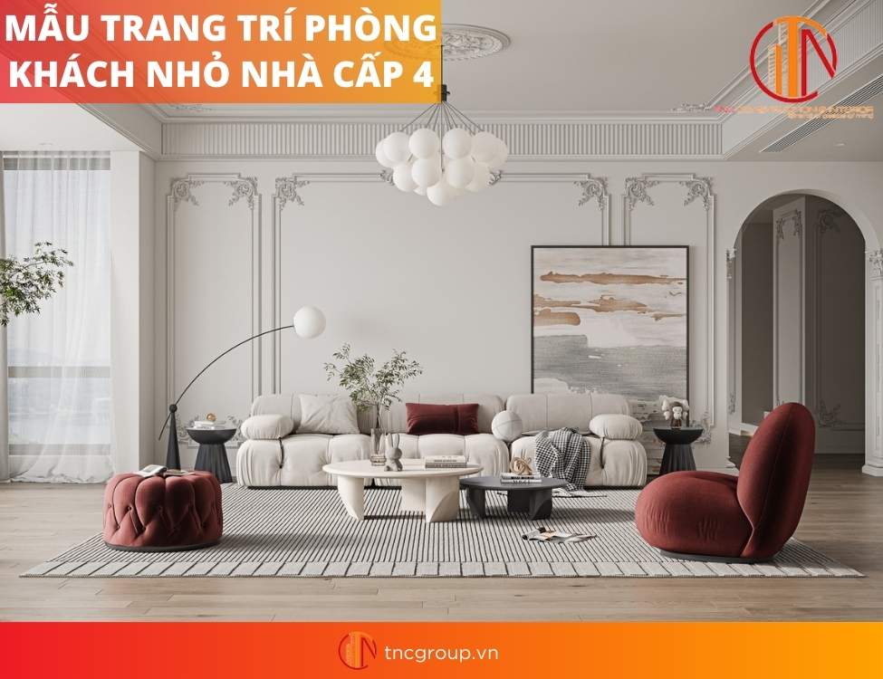 Cách tăng không gian cho phòng khách nhỏ