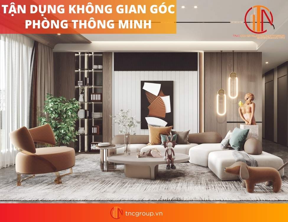 Cách tăng không gian cho phòng khách nhỏ