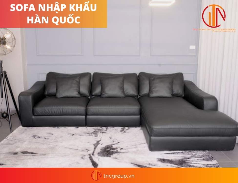 Ghế sofa da phong cách nội thất hiện đại