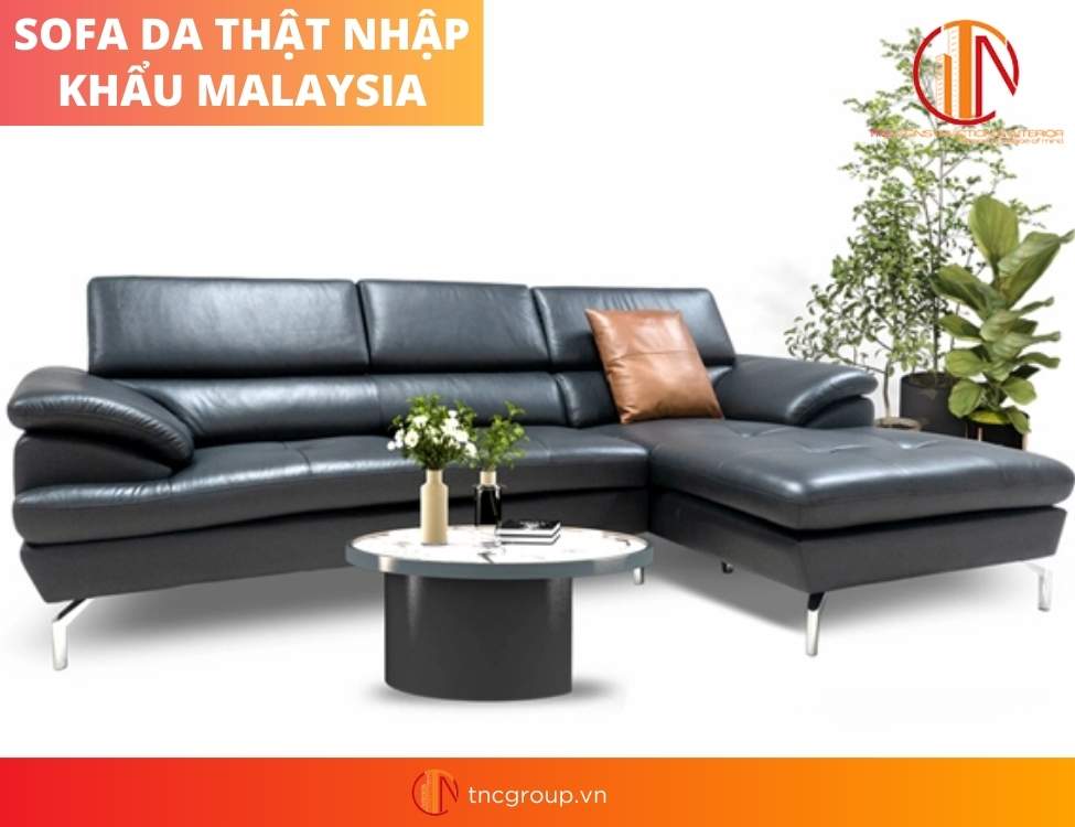 Ghế sofa da phong cách nội thất hiện đại