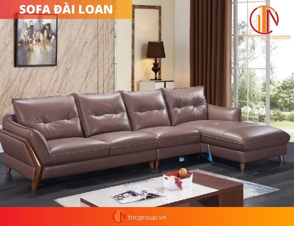 Ghế sofa da phong cách nội thất hiện đại