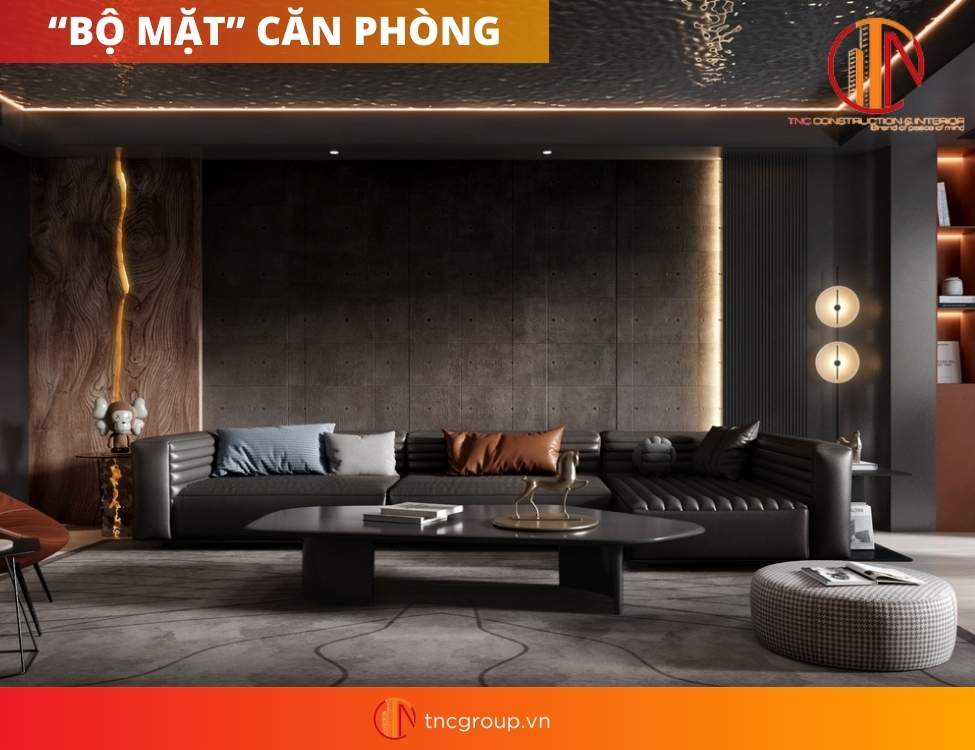 Ghế sofa da phong cách nội thất hiện đại