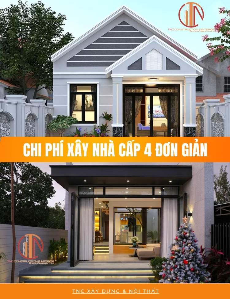 Giá xây nhà trọn gói cấp 4