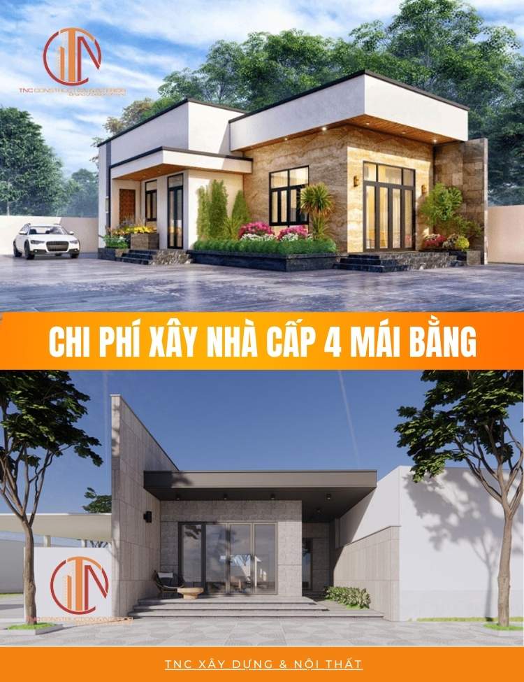 Chi phí xây nhà cấp 4 mái bằng bao nhiêu tiền?