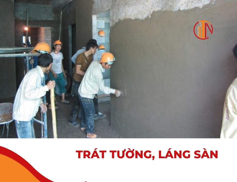 Trát tường, láng sàn