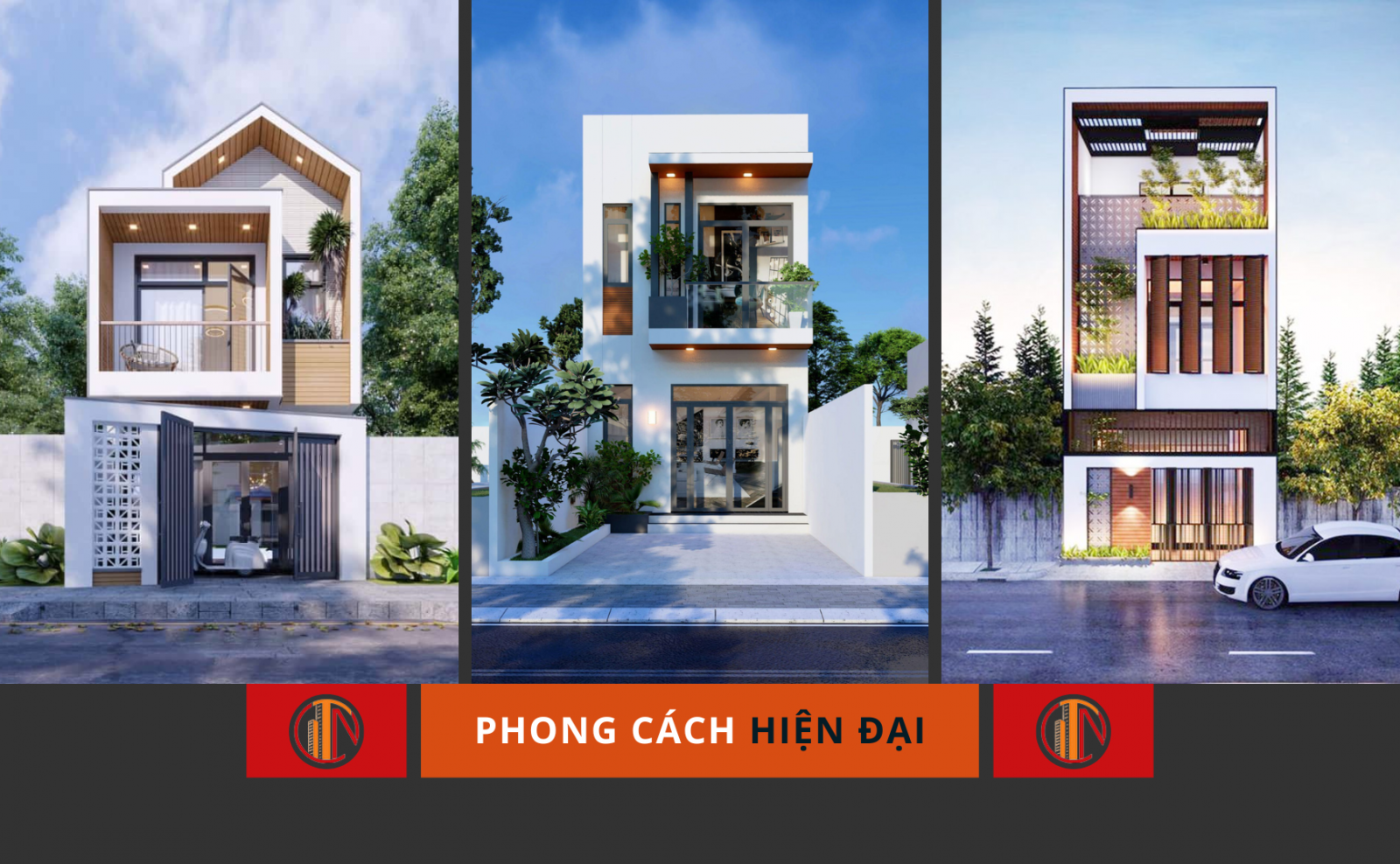 mẫu nhà phố 2 tầng hiện đại