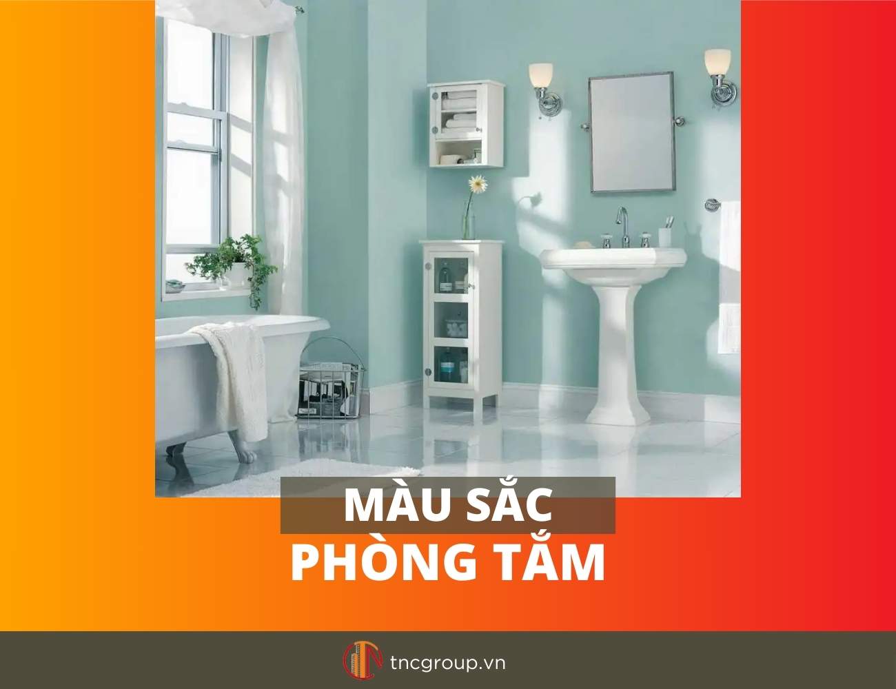 Màu sắc trong phòng tắm