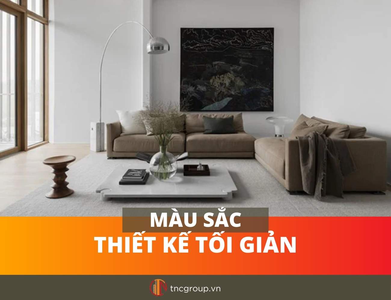 Màu sắc trong thiết kế tối giản