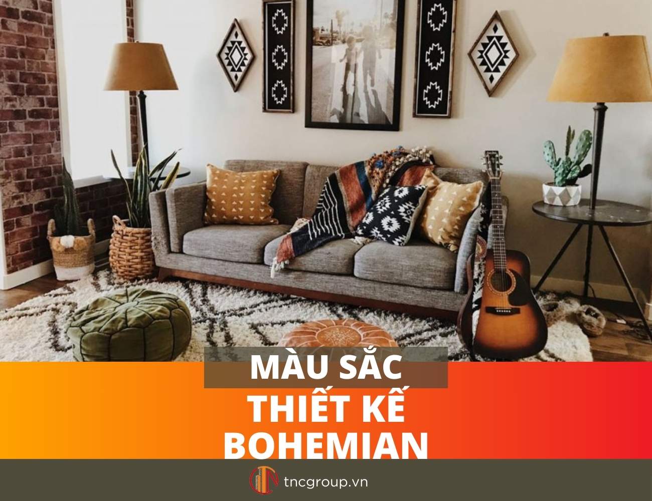 Màu sắc trong thiết kế cổ Bohemian