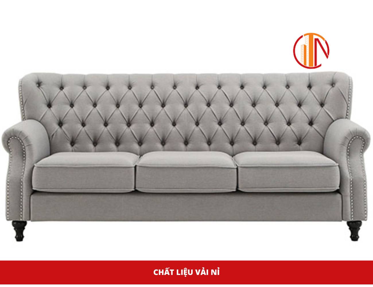 Ghế sofa chất liệu vải nỉ