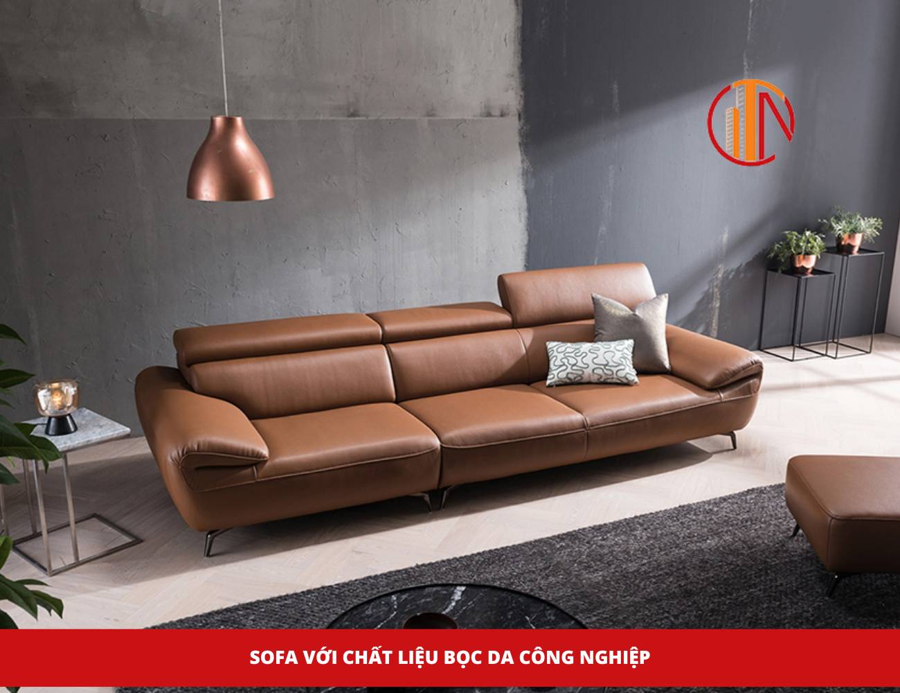 Sofa chất liệu da thật