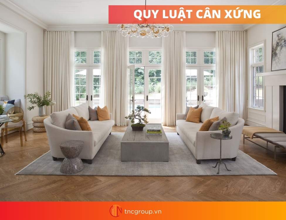 nguyên tắc thiết kế nội thất hiện đại