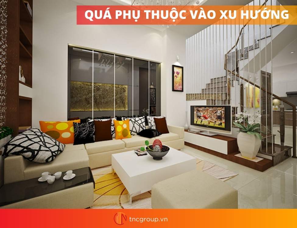 Những sai lầm thường gặp khi thiết kế nội thất hiện đại