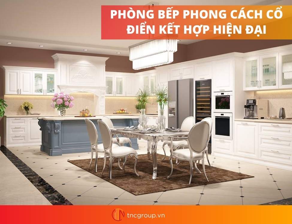 phong cách cổ điển kết hợp hiện đại