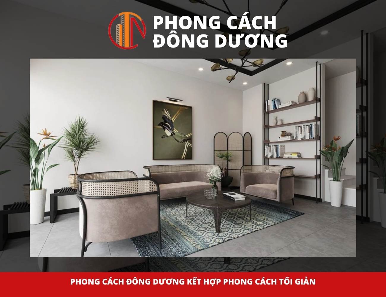 Kết hợp phong cách Đông Dương với các phong cách khác