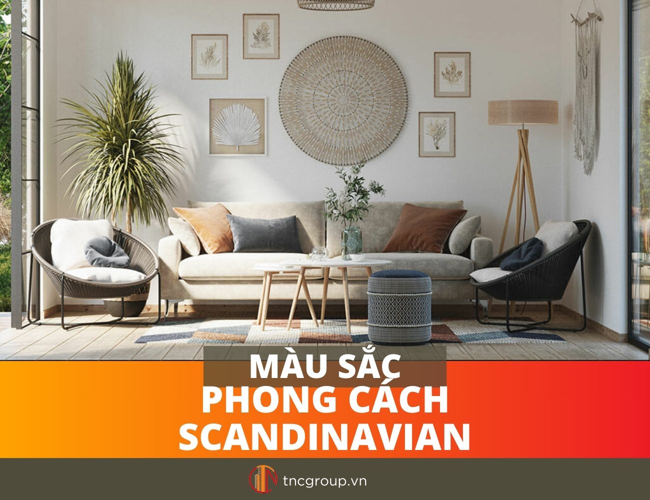 Màu sắc trong phong cách Scandinavian