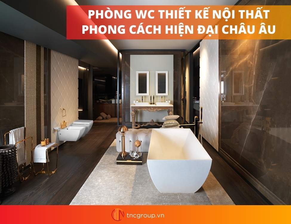 Phong cách thiết kế hiện đại Châu Âu