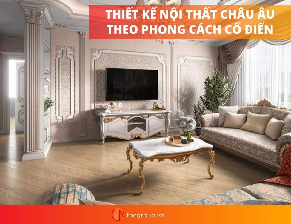 Phong cách thiết kế hiện đại Châu Âu