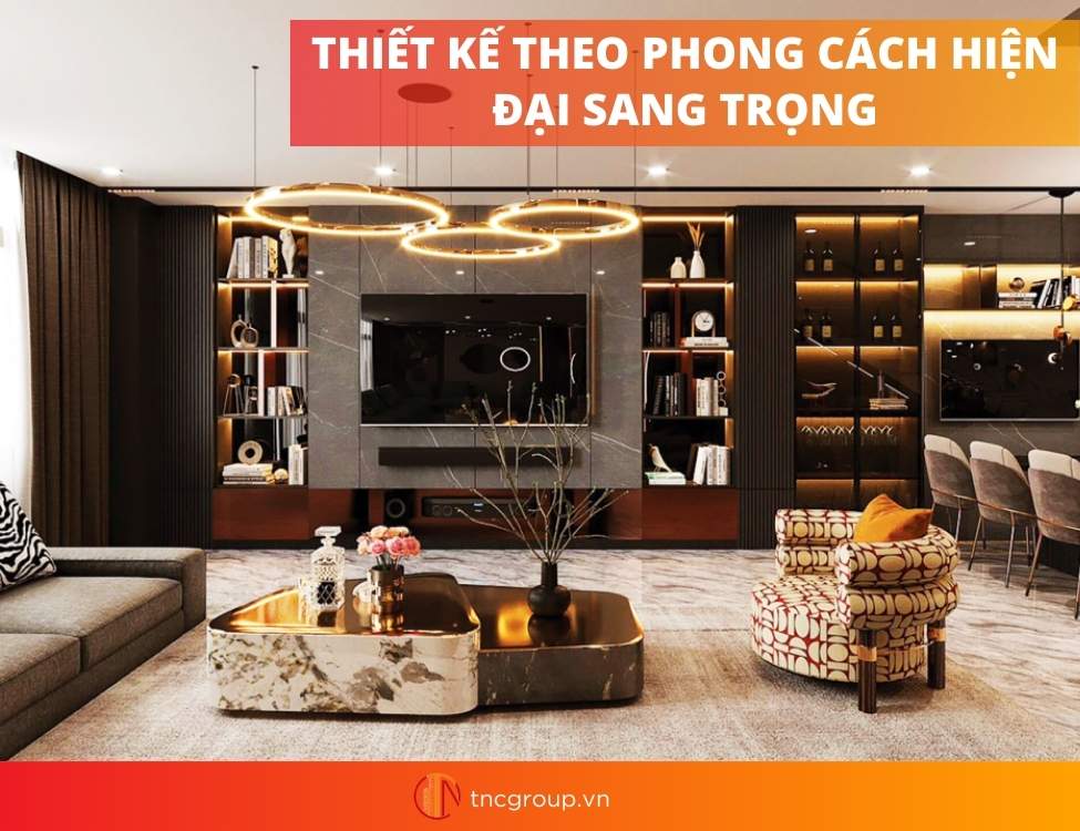 Phong cách thiết kế hiện đại Châu Âu