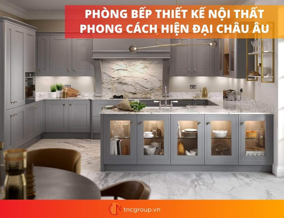 Phong cách thiết kế hiện đại Châu Âu